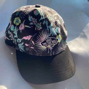 Vans “Off The Wall” Dad Hat. Charcoal, Pastel Neon. Very Good Condition.